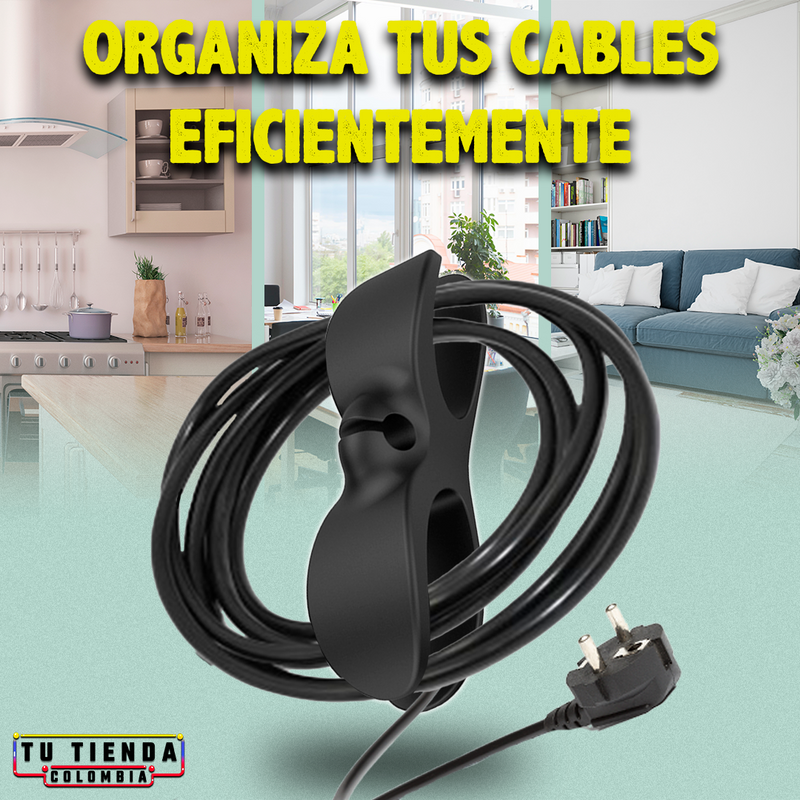 Organizador de cables - x 6 unidades