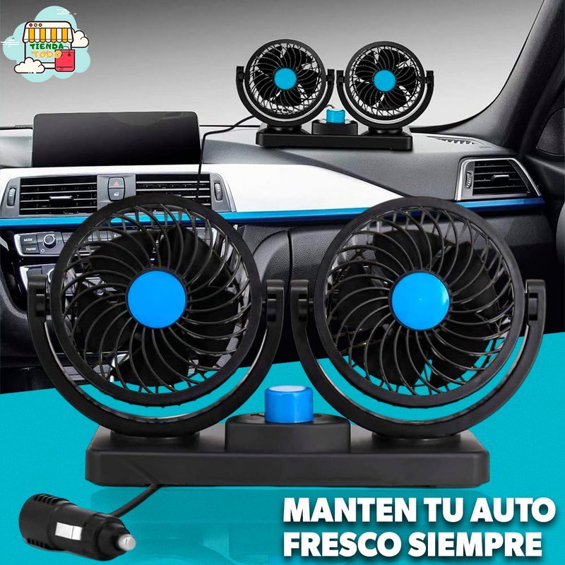 Ventilador Dual Para Automoviles - Producto TOP