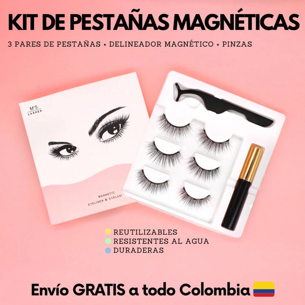 KIT Movie Star Lashes - Pestañas Magnéticas 3D PROMOCIÓN 2 por 1 (x2)