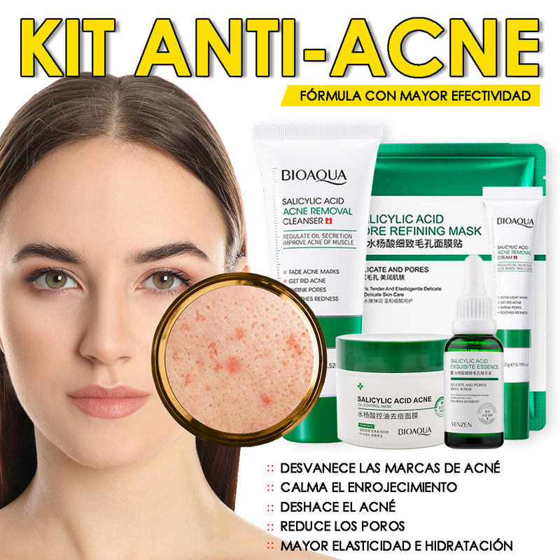 💚Kit Limpiador de Poros-Exfoliante x5 SalicylicAcidⓇ ✨