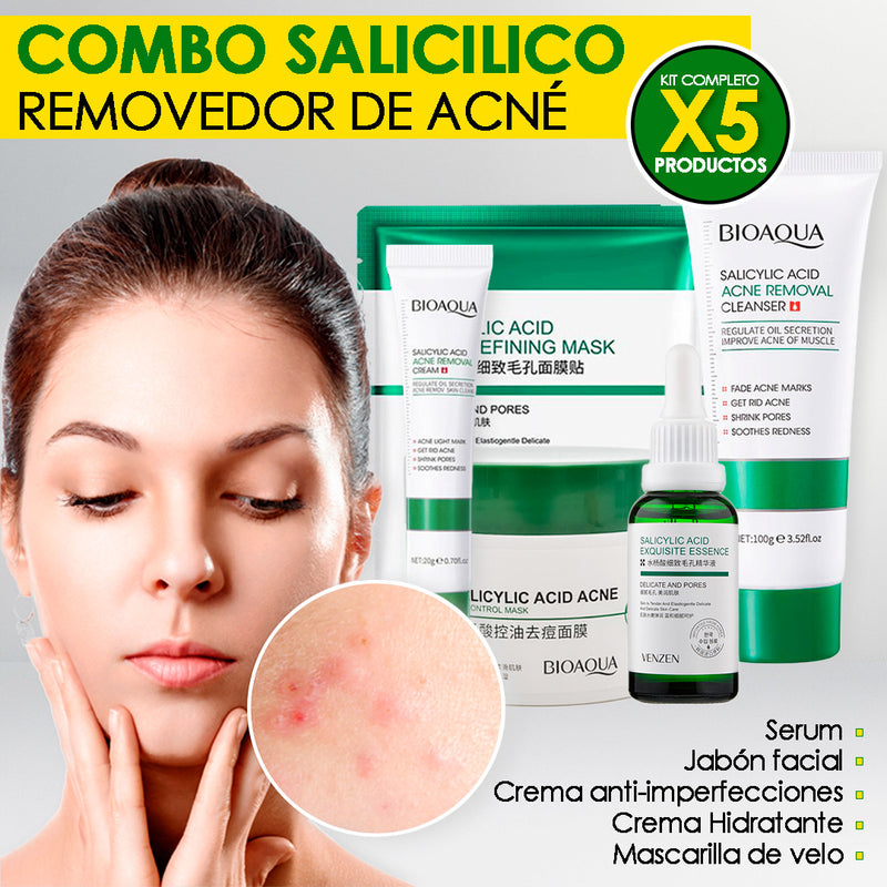 💚Kit Limpiador de Poros-Exfoliante x5 SalicylicAcidⓇ ✨