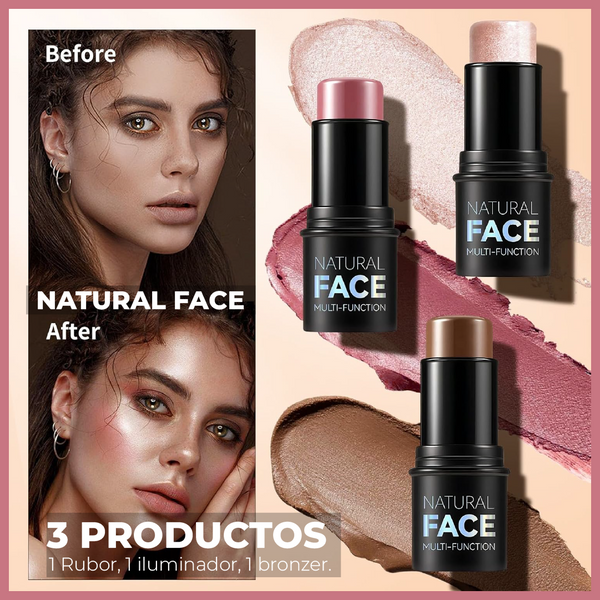 💃SET x3 NATURAL FACE😱🥰