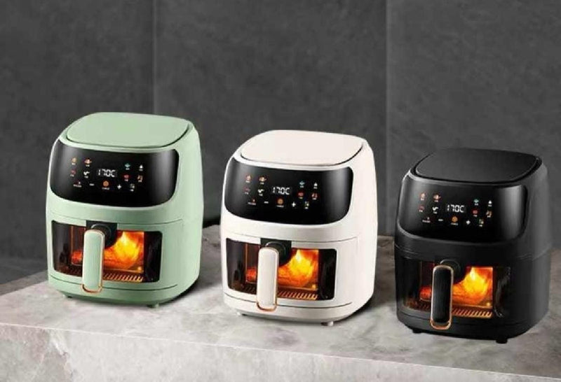 Freidora de aire air fryer 8 litros vidr