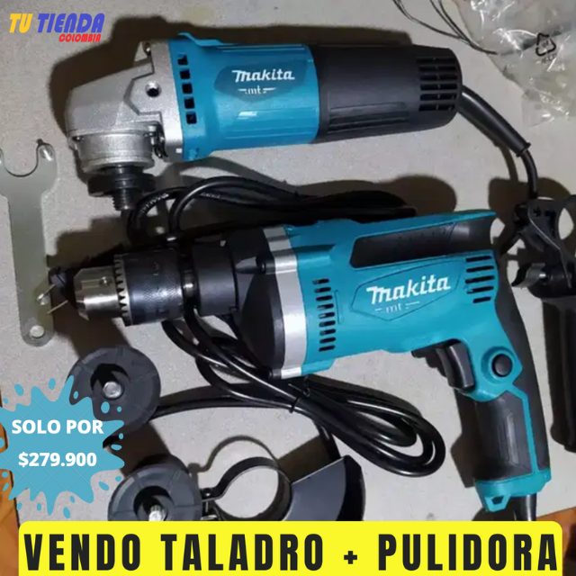 Combo Taladro + Pulidora.