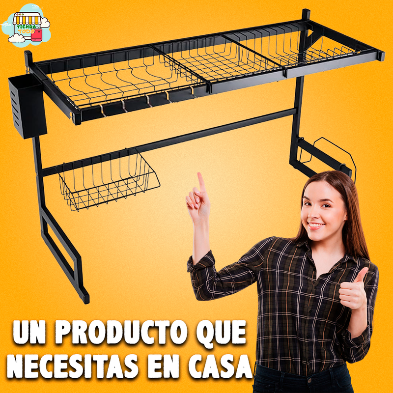 Escurridor de platos ampliable