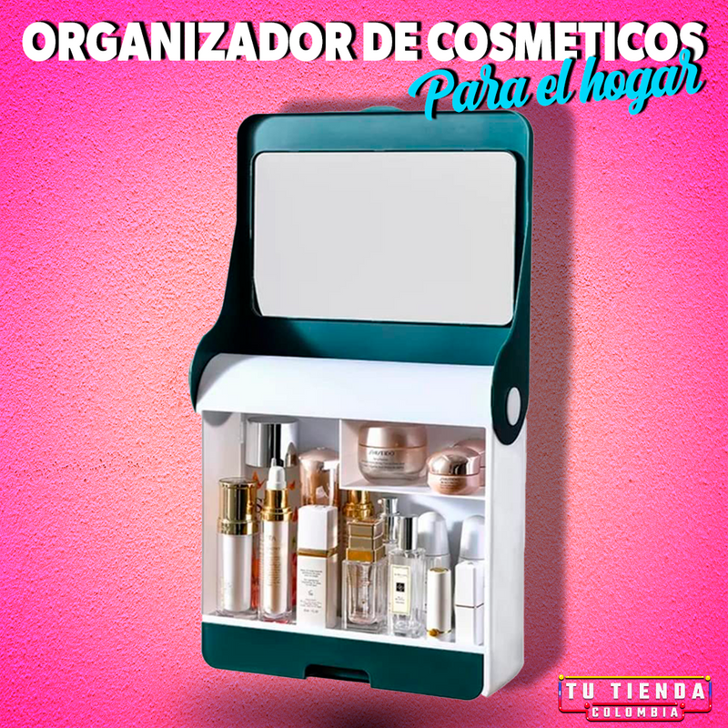 Organizador de Cosméticos - Incluye Espejo