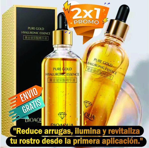 🥇Serum Bioaqua 24K GoldAura® [2X1] Antiedad Premium 💛🧈