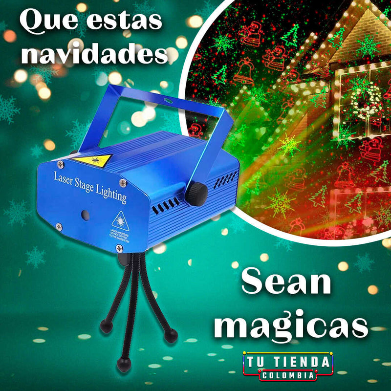 Proyector de Luces con Formas Navideñas