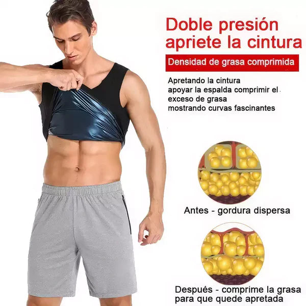 🔥CAMISETA TERMICA REDUCTORA ORIGINAL®🥵Maximiza tus resultados💪