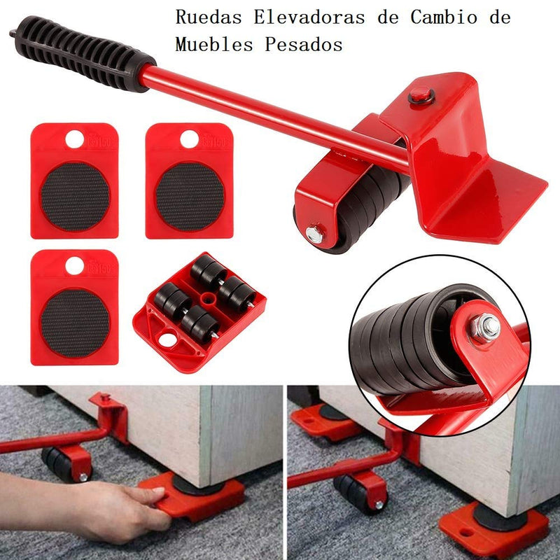 ⚡️50%OFF⚡️OFERTA ⚡️Herramientas de Movimiento de Rodillos para Muebles Pesados-