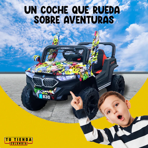 Carro Eléctrico 4x4 Para Niños de 1 a 7 Años