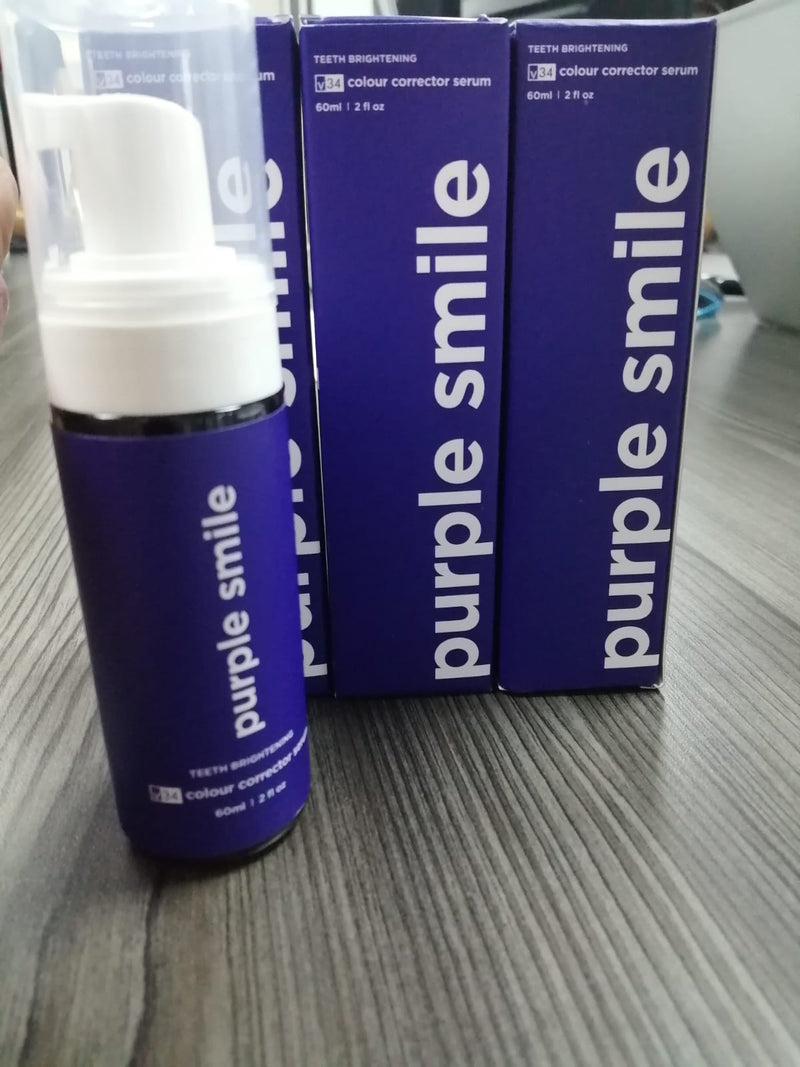 SMILE PERFECT V34 ESPUMA DENTAL PURPLE + ENVÍO GRATIS