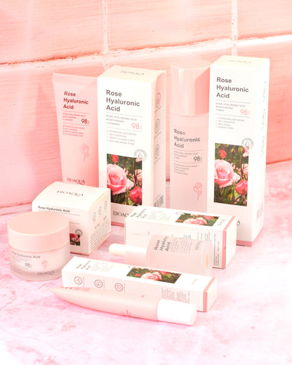 KIT FACIAL BIOAQUA HIALURONICO ROSAS X 6