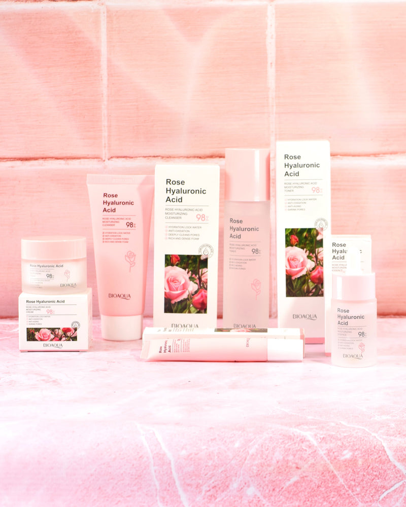 KIT FACIAL BIOAQUA HIALURONICO ROSAS X 6