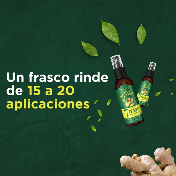 COMPRA 1 LLEVA 2 EELOHE King Of Ginger® 7 Days  Tratamiento Capilar Contra Caida(x2)