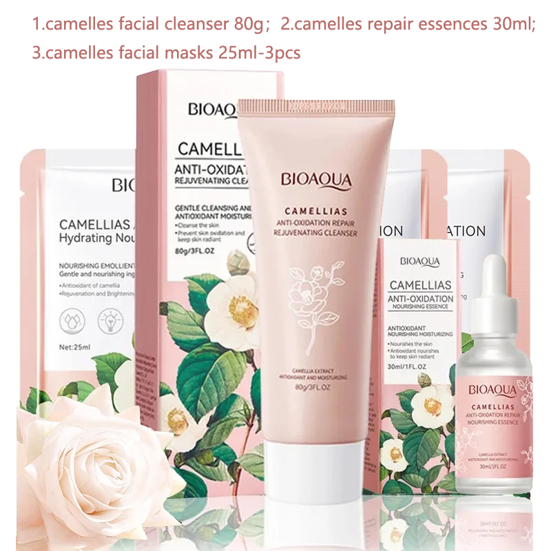 Kit Flor Camelias Bioaqua + obsequio