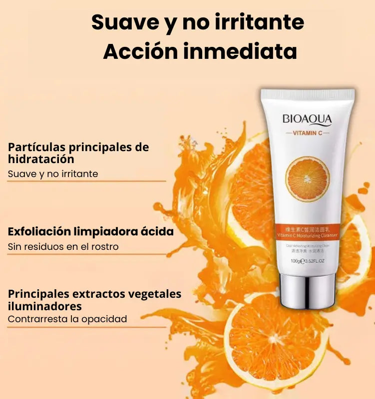 🌟 Gel Exfoliante Iluminador Enzimático - Vit C🍊