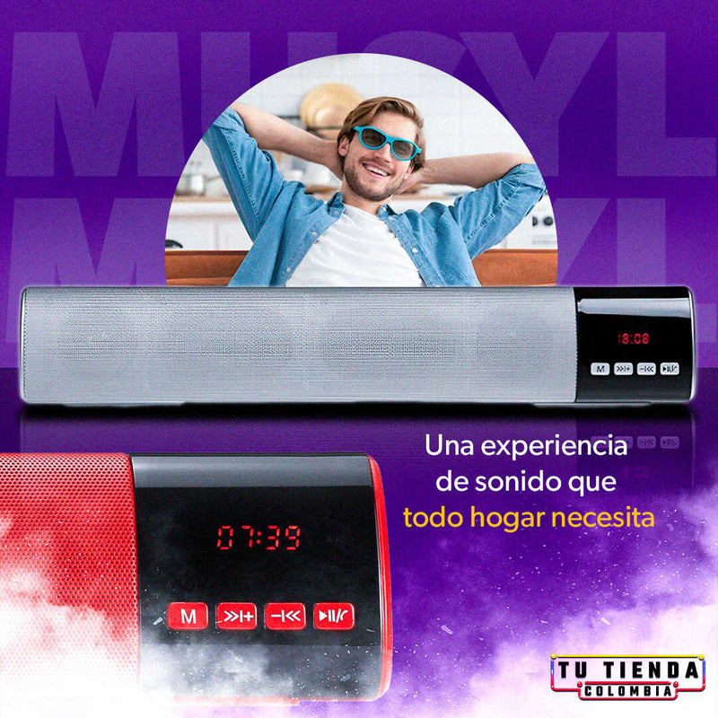 Barra de Sonido Bluetooth (TV, USB, RECARGABLE)