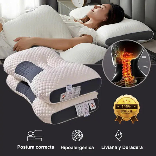 CerviCare® Almohada Ortopedica Para La Cervical 💆🏻‍♀️😴