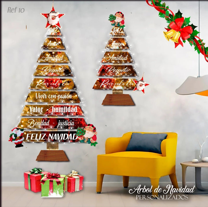 ÁRBOL DE NAVIDAD🎄(INCLUYE LUCES Y 3 ADORNOS NAVIDEÑOS)