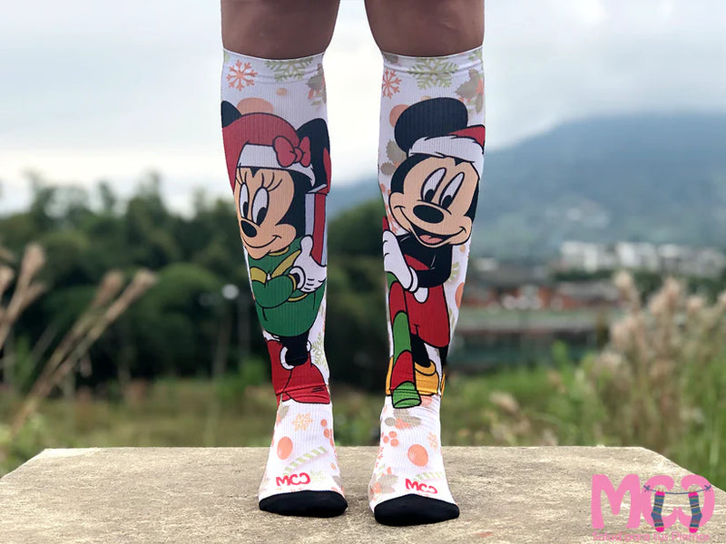 Medias de Compresion (Minnie Navidad)