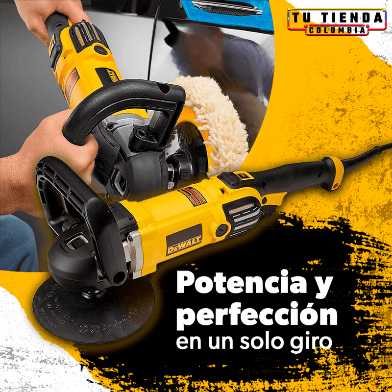 Polichadora Dewalt 7" Con Velocidades