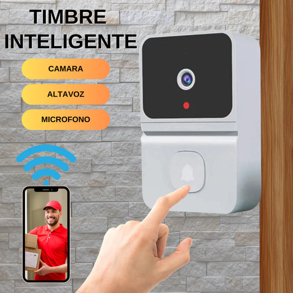 Timbre Camara Wifi🚨 + Alarma + Microfono + Grabación🎥🔔📲